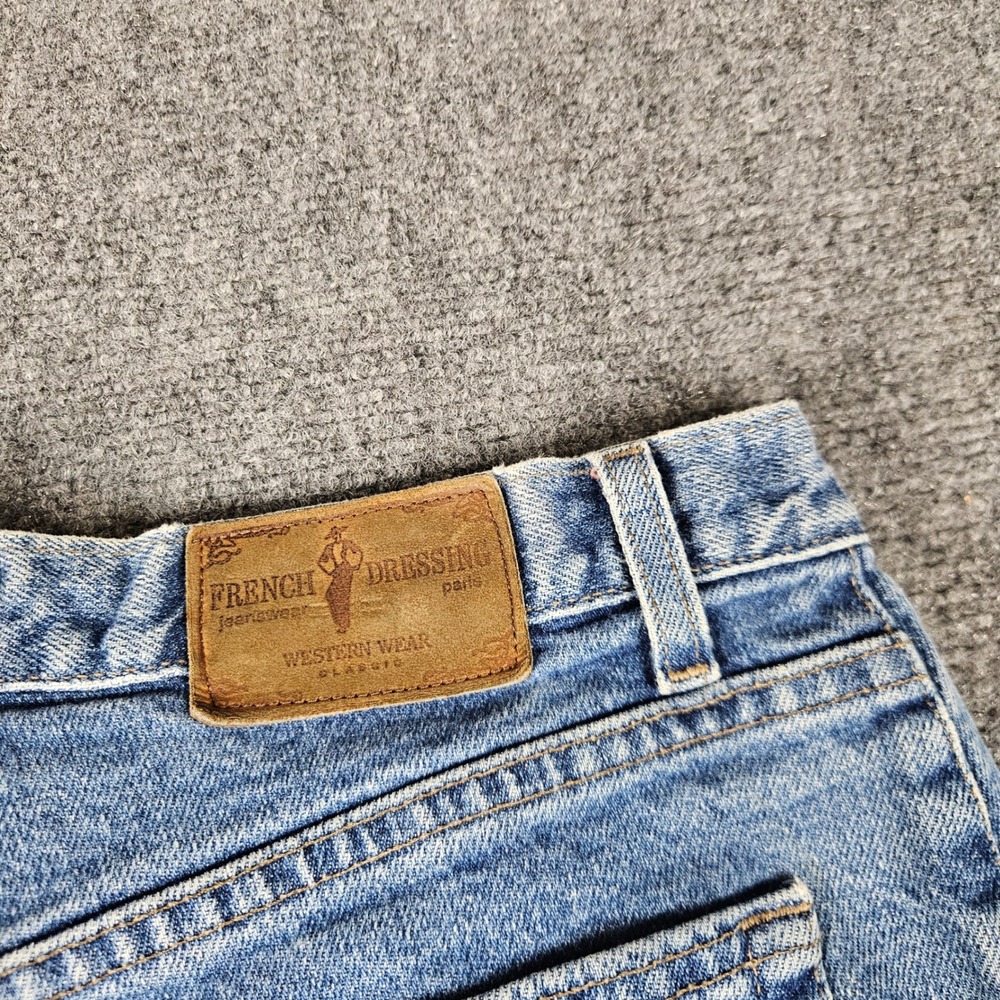 French Dressing Jeanswear Western Wear Classic Petite Easy Fit Jeans 12P Blue - Picture 7 of 8